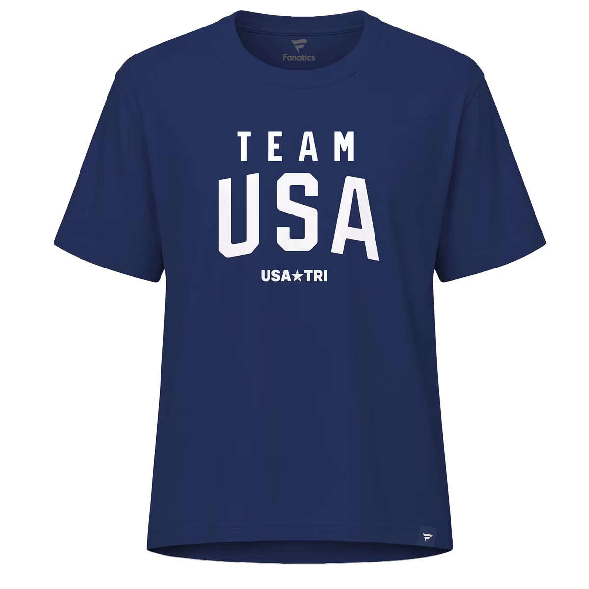 Women's Navy Team USA Summer Games Triathlon T-Shirt 7 Women's Navy Team USA Summer Games Triathlon T-Shirt
