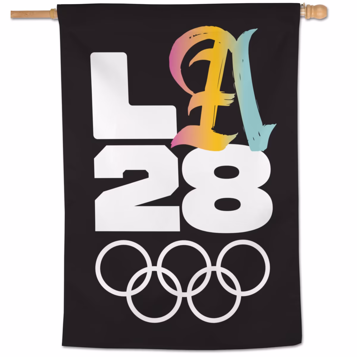 WinCraft LA28 Summer Olympics 28" x 40" Banner 1 WinCraft LA28 Summer Olympics 28" x 40" Banner