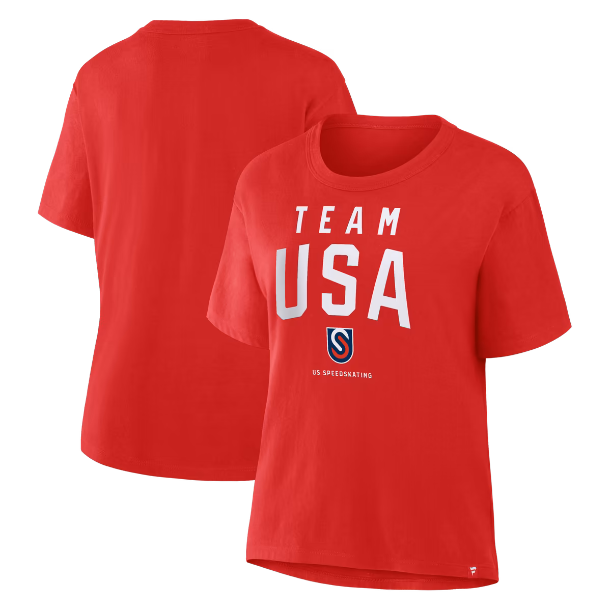 Women's Red Team USA Prime Speedskating Legacy T-Shirt 1 Women's Red Team USA Prime Speedskating Legacy T-Shirt