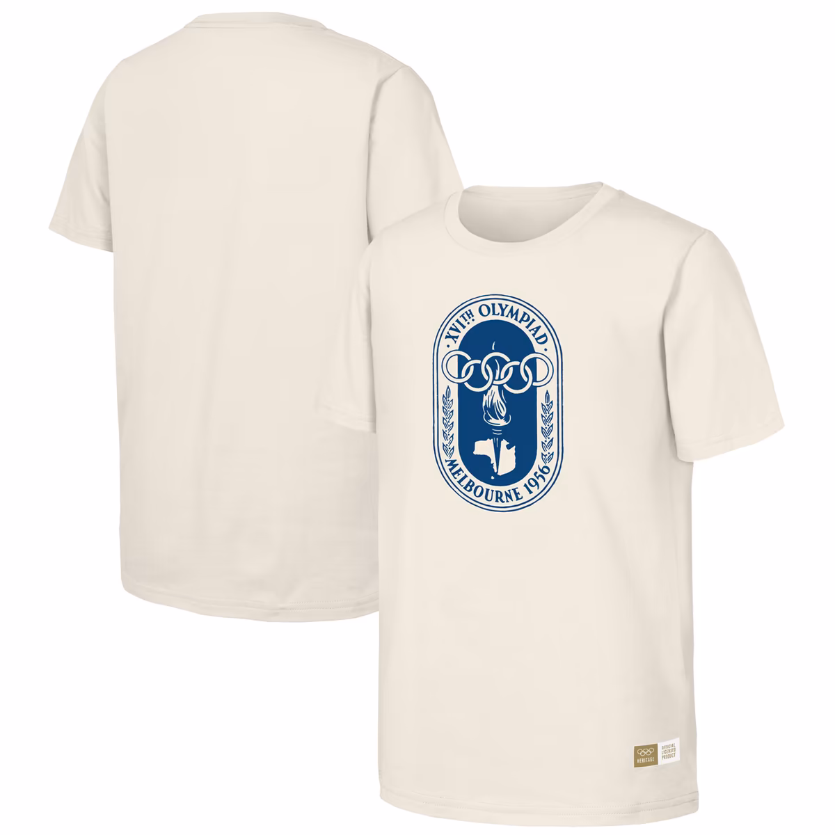 Men's  Natural 1956 Melbourne Games Olympic Heritage T-Shirt
