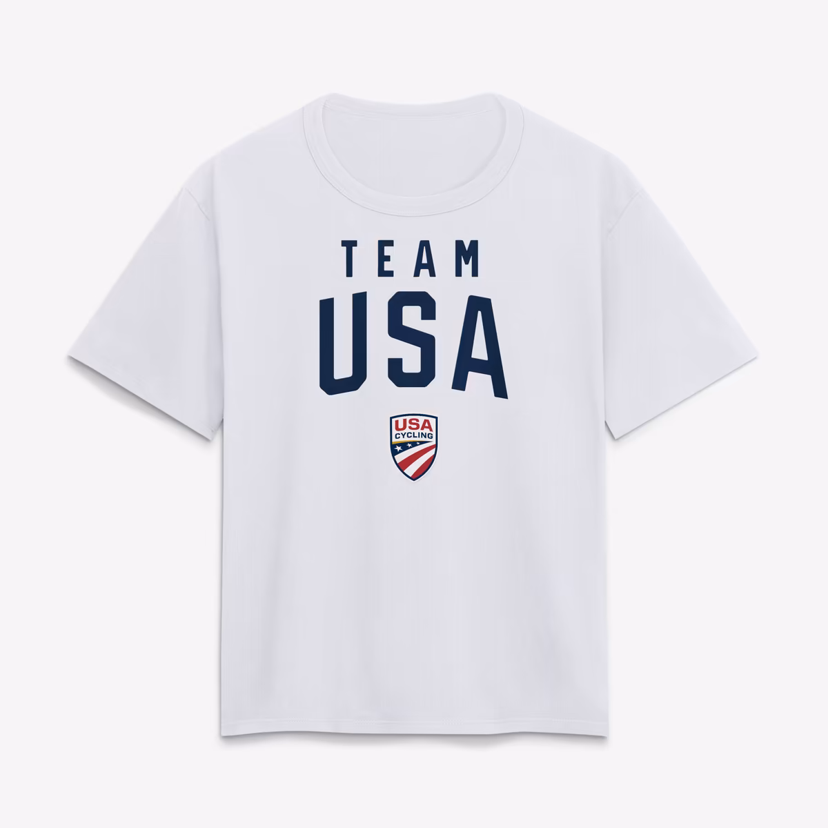 Women's White Team USA Summer Games Cycling T-Shirt