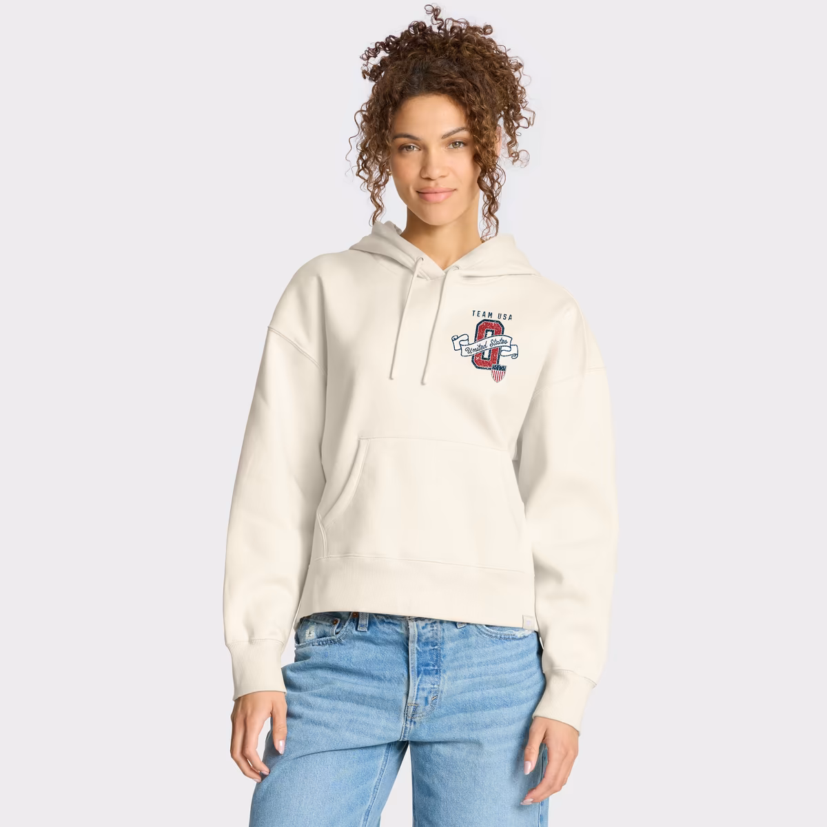 Women's Fanatics Cream Team USA Legacy Pullover Hoodie 1 Women's Fanatics Cream Team USA Legacy Pullover Hoodie