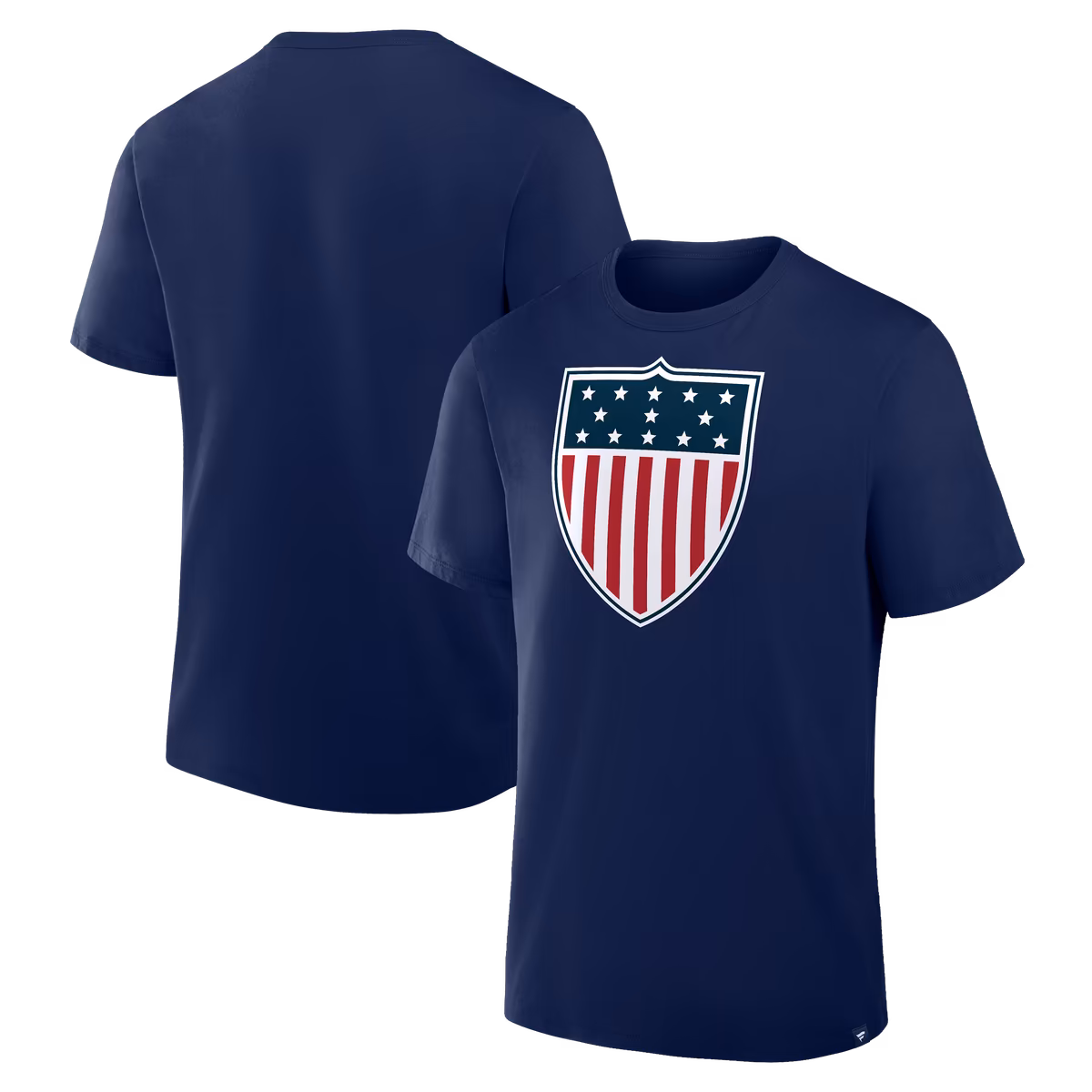 Men's Navy Team USA Shield Logo T-Shirt