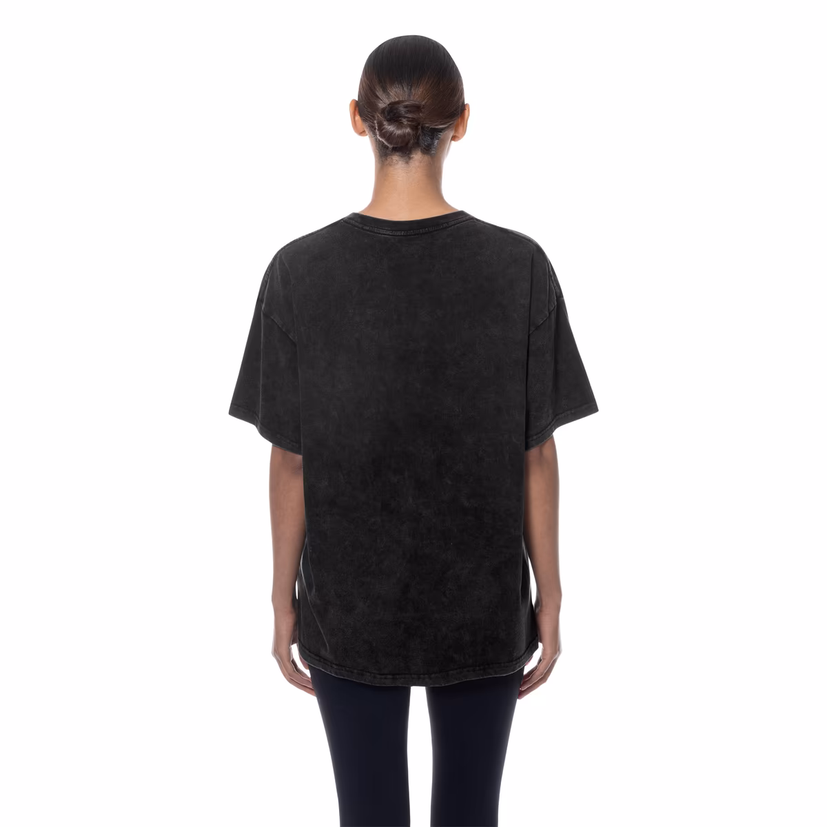 Women's New Era Black LA 2028 Summer Olympics Mineral Wash Oversized T-Shirt 2 Women's New Era Black LA 2028 Summer Olympics Mineral Wash Oversized T-Shirt