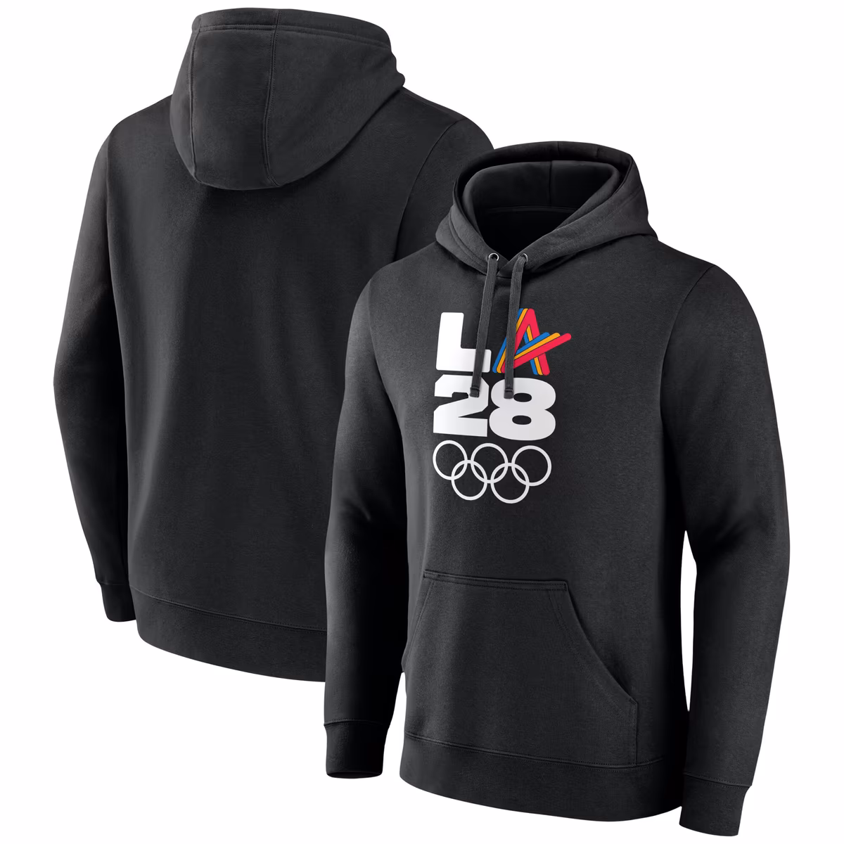 Men's Black LA 2028 Summer Olympics Athlete Spirit Pullover Hoodie