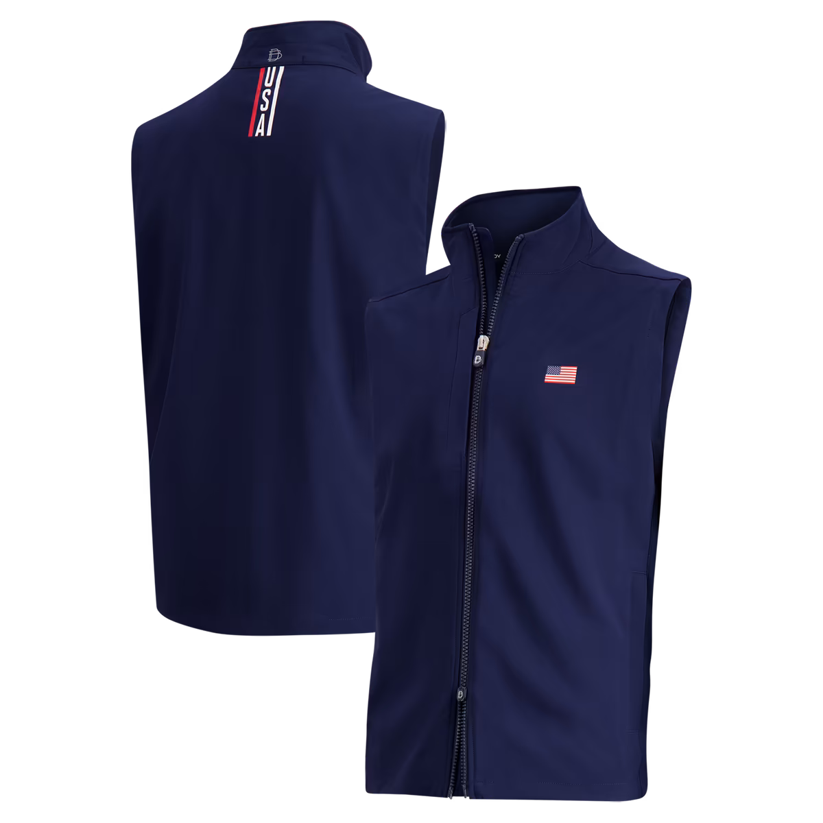 Men's B. Draddy Navy Team USA 2026 Presidents Cup Everyday Full-Zip Vest