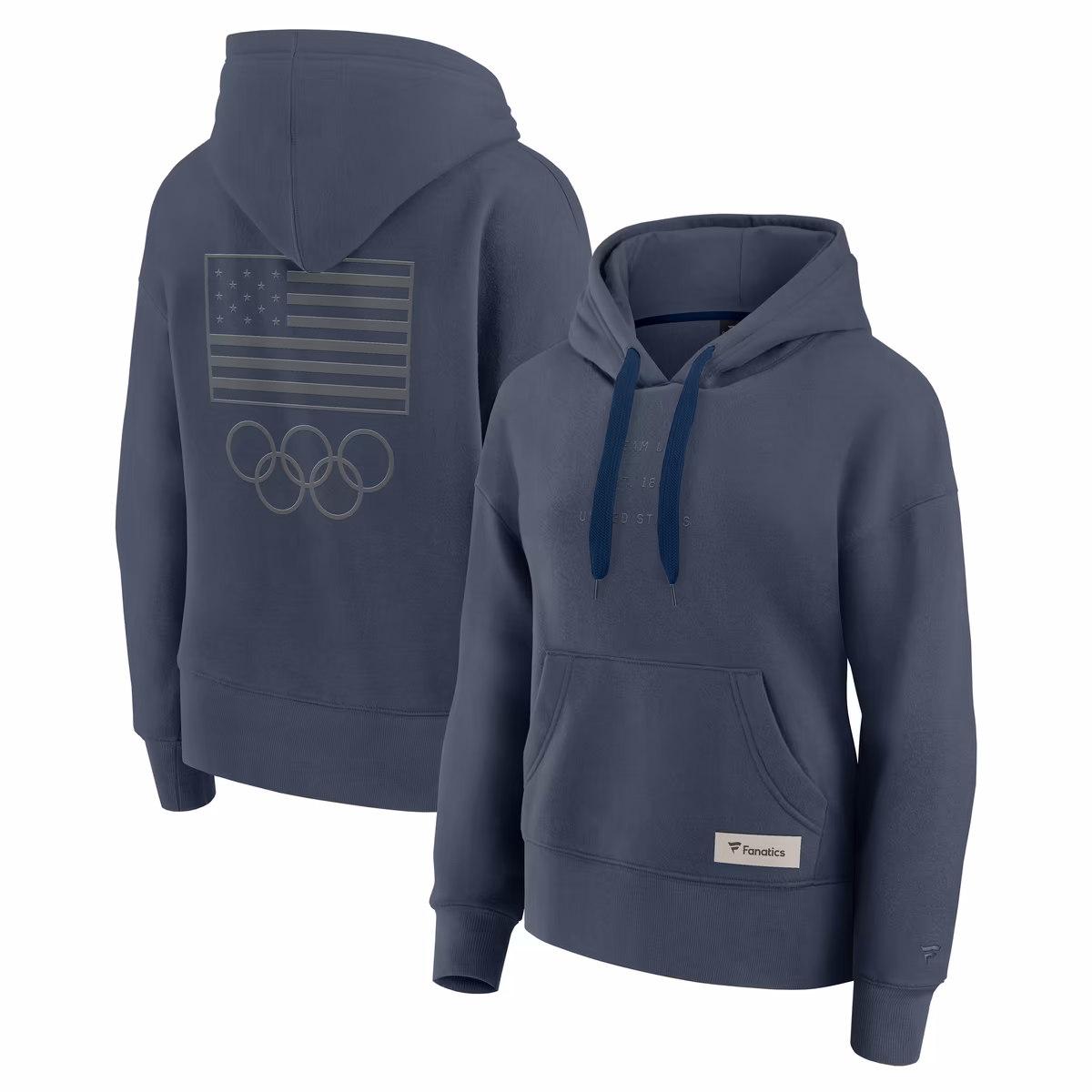 Women's Fanatics Navy Team USA Elements Future Ground Subtle Tonal Pullover Hoodie 3 Women's Fanatics Navy Team USA Elements Future Ground Subtle Tonal Pullover Hoodie