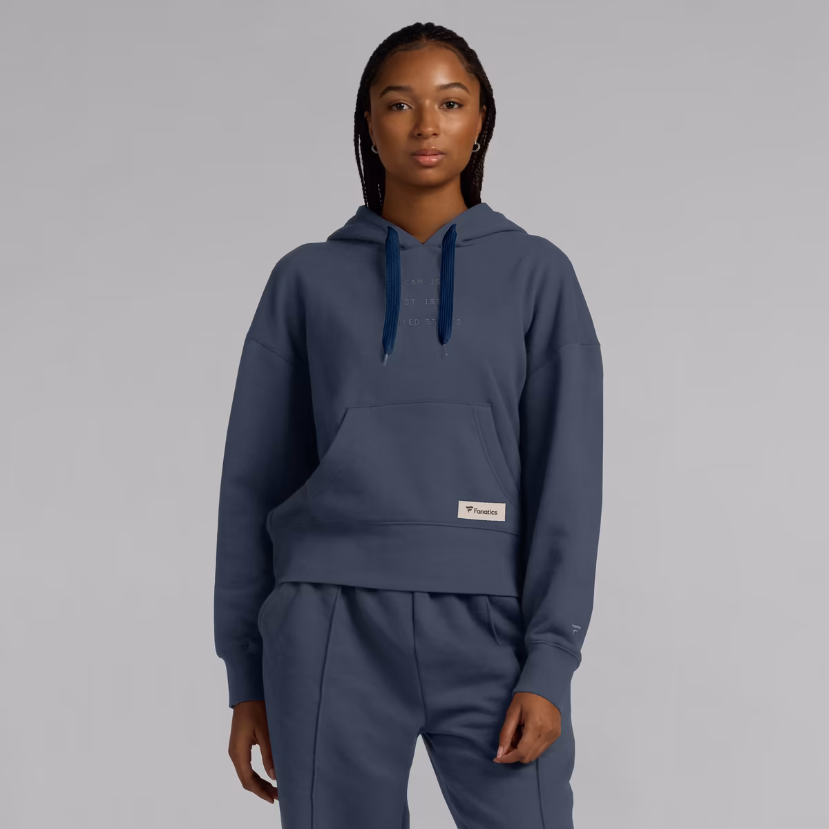 Women's Fanatics Navy Team USA Elements Future Ground Subtle Tonal Pullover Hoodie 6 Women's Fanatics Navy Team USA Elements Future Ground Subtle Tonal Pullover Hoodie