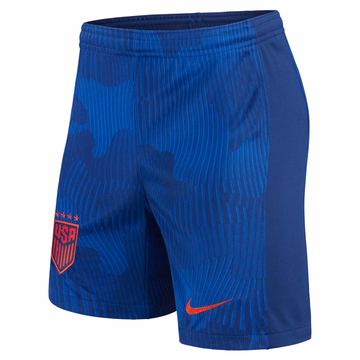 Women's Nike Blue USWNT 2023 Away Stadium Shorts 2 Women's Nike Blue USWNT 2023 Away Stadium Shorts
