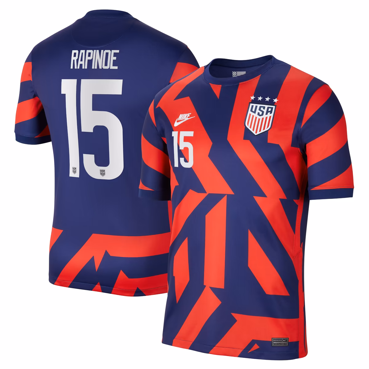 Youth Nike Megan Rapinoe Blue USWNT 2021/22 Away Breathe Stadium Replica Player Jersey