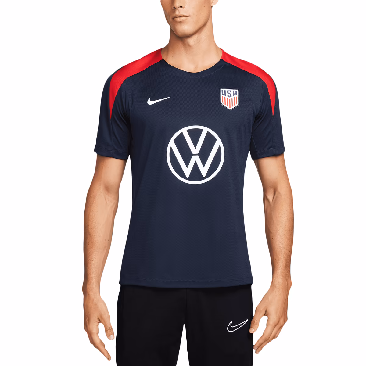 Men's Nike  Navy USMNT 2024 Strike Performance Top