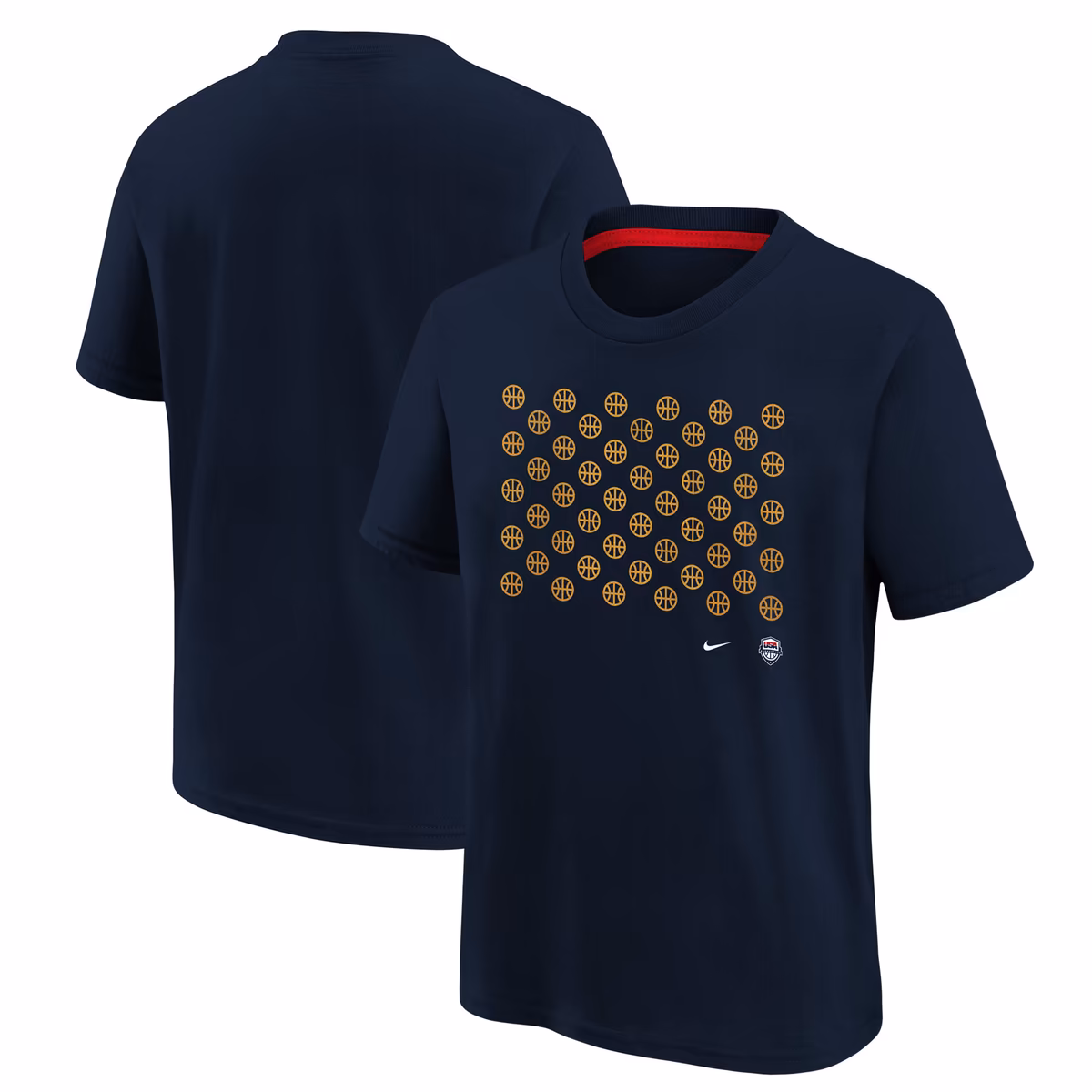 Youth Nike Navy USA Basketball  Legend Performance T-Shirt