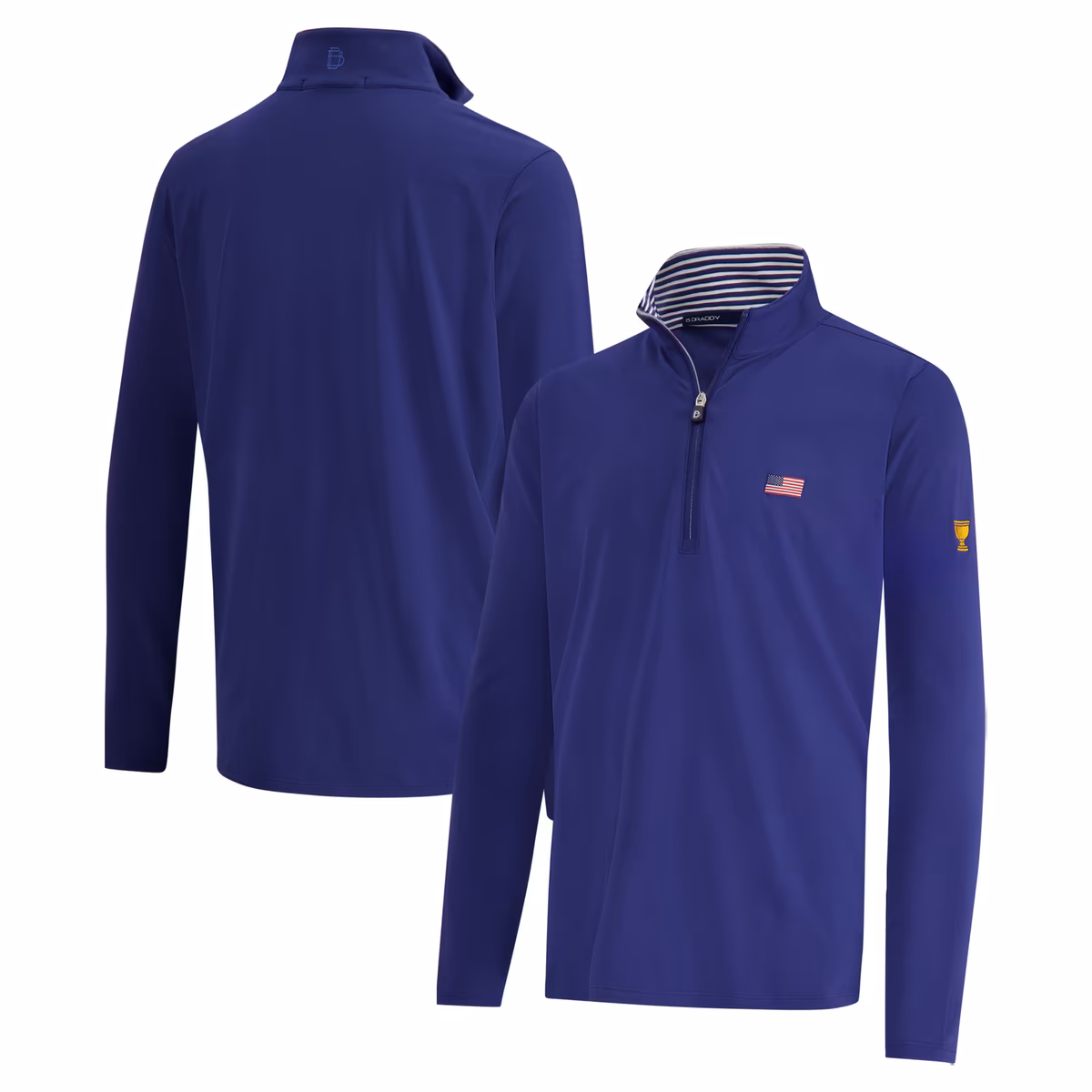 Men's B. Draddy Blue Team USA 2026 Presidents Cup Jack Quarter-Zip Pullover