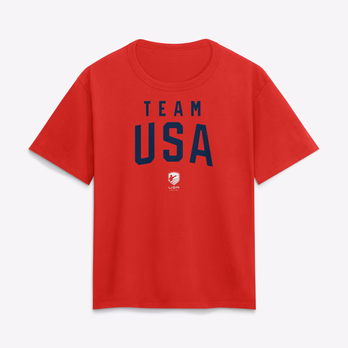 Women's Red Team USA Summer Games Fencing T-Shirt 5 Women's Red Team USA Summer Games Fencing T-Shirt