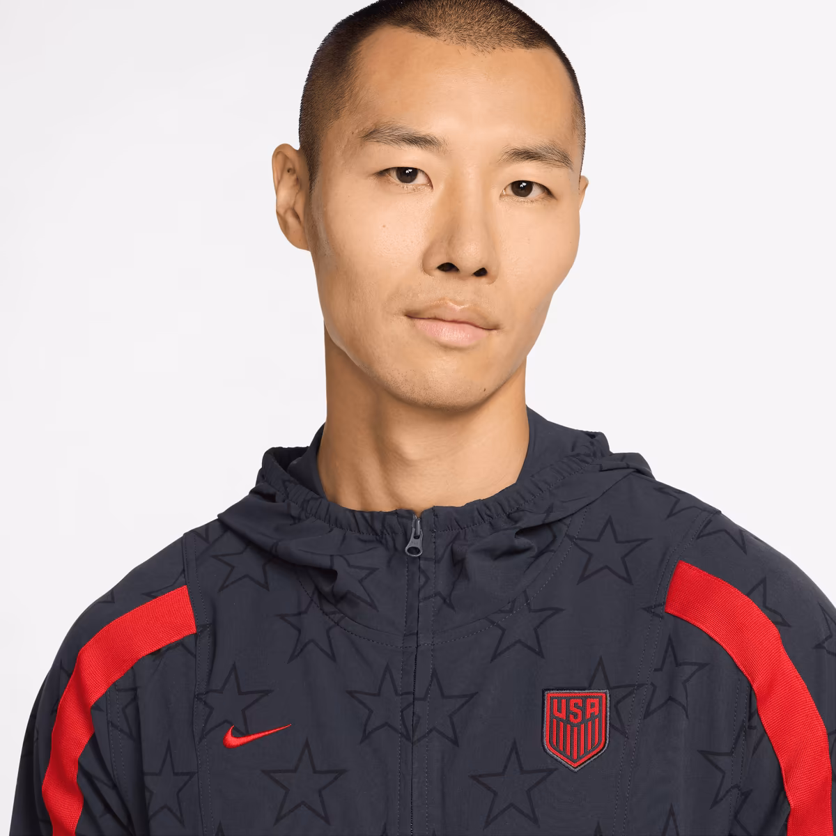Men's Nike Navy USMNT 2026 Energy Dri-FIT Full-Zip Hooded Jacket 3 Men's Nike Navy USMNT 2026 Energy Dri-FIT Full-Zip Hooded Jacket
