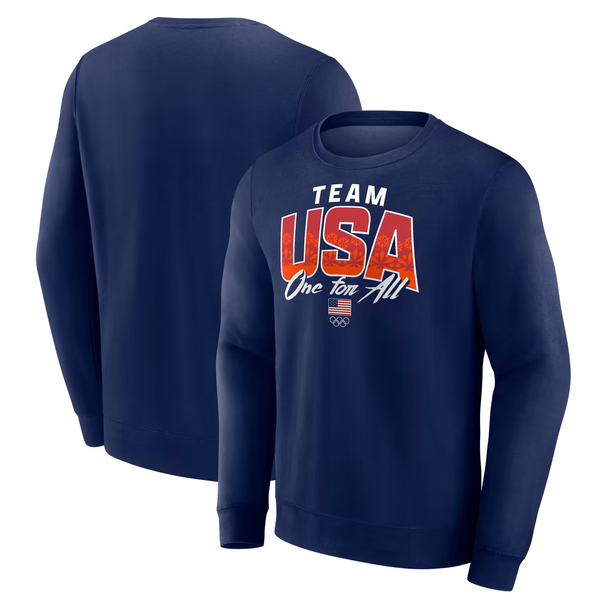 Men's Navy Team USA One For All Sweatshirt 4 Men's Navy Team USA One For All Sweatshirt