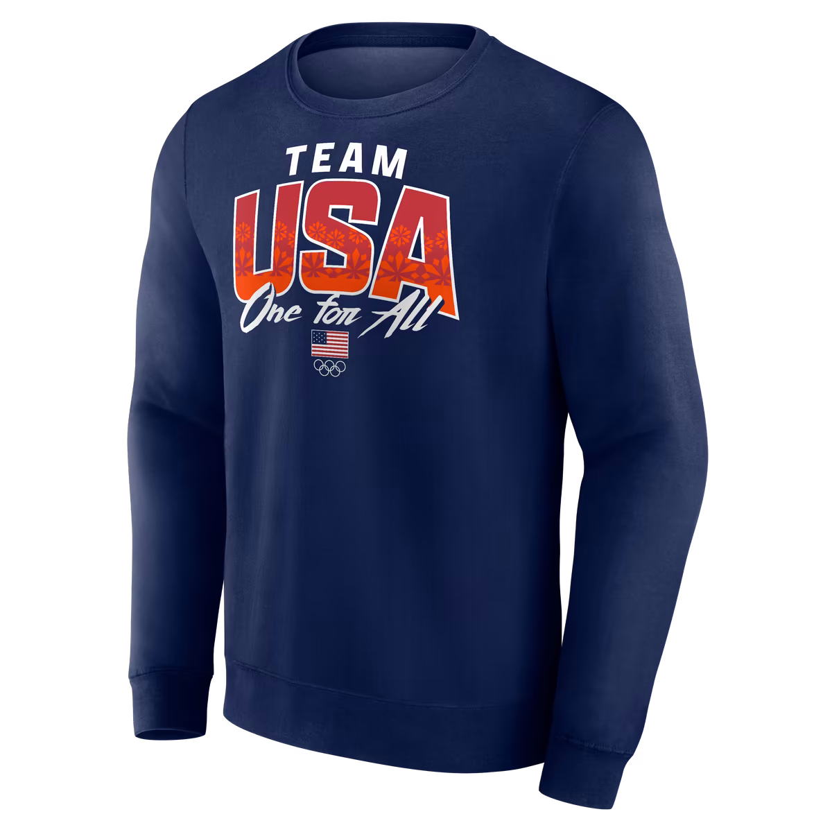 Men's Navy Team USA One For All Sweatshirt 2 Men's Navy Team USA One For All Sweatshirt
