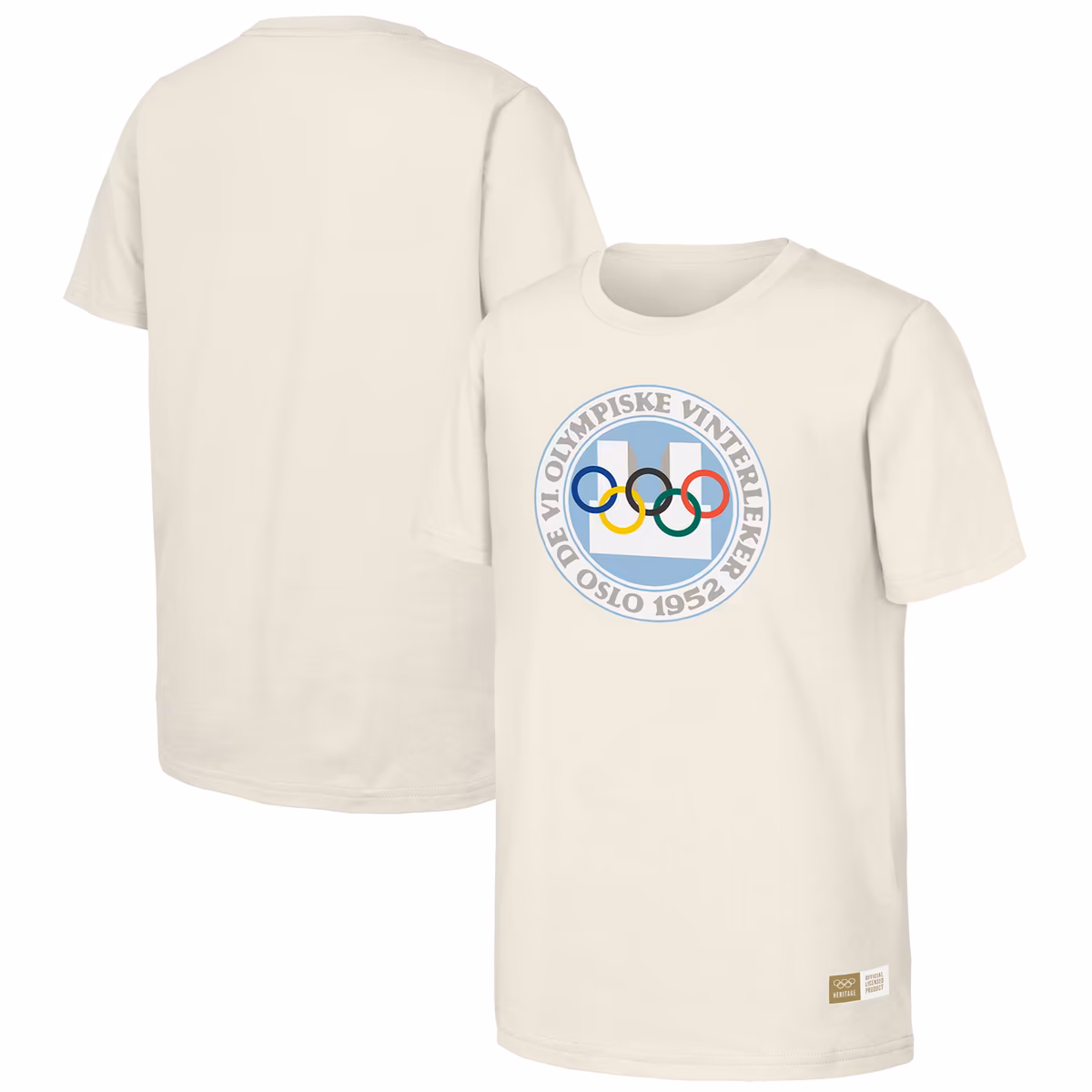 Men's  Natural 1952 Oslo Games Olympic Heritage T-Shirt