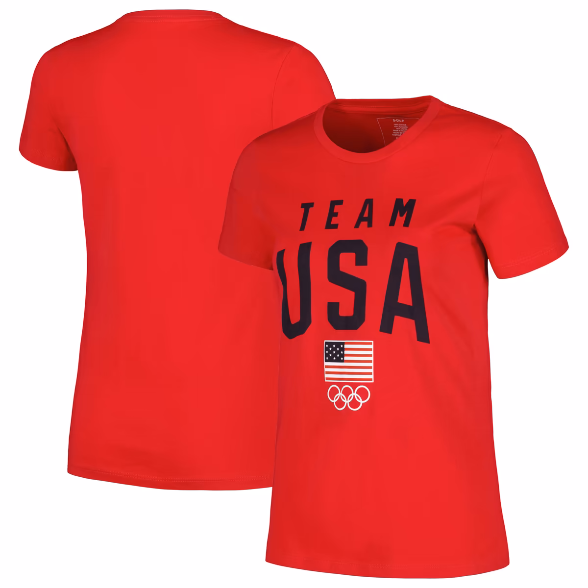 Women's Red Team USA T-Shirt 6 Women's Red Team USA T-Shirt