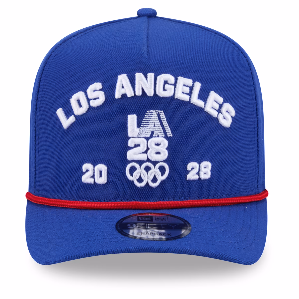 Men's New Era Royal LA28 Rope A-Frame 9FIFTY Snapback Hat 2 Men's New Era Royal LA28 Rope A-Frame 9FIFTY Snapback Hat