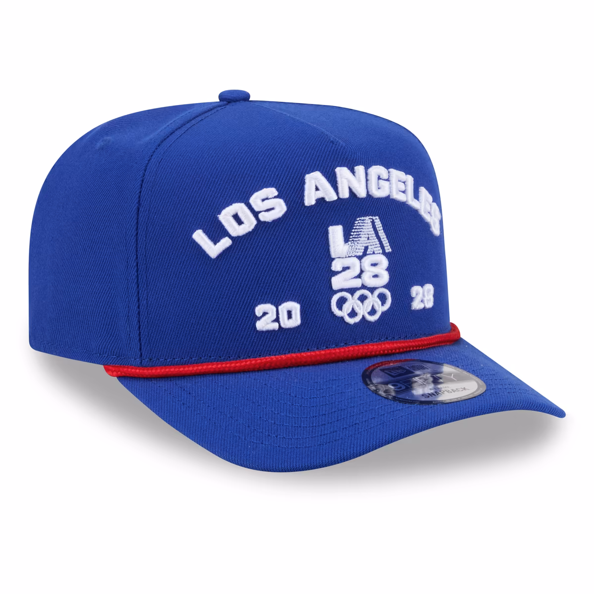 Men's New Era Royal LA28 Rope A-Frame 9FIFTY Snapback Hat 3 Men's New Era Royal LA28 Rope A-Frame 9FIFTY Snapback Hat