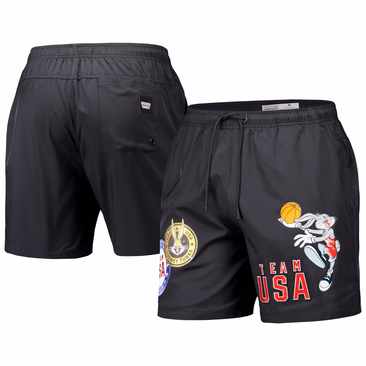 Men's Freeze Max Black Team USA Looney Tunes Shorts 6 Men's Freeze Max Black Team USA Looney Tunes Shorts