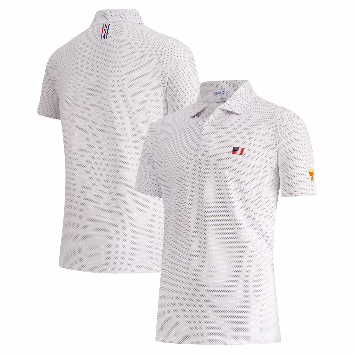 Men's B. Draddy White Team USA 2026 Presidents Cup Captain Cool Polo 1 Men's B. Draddy White Team USA 2026 Presidents Cup Captain Cool Polo