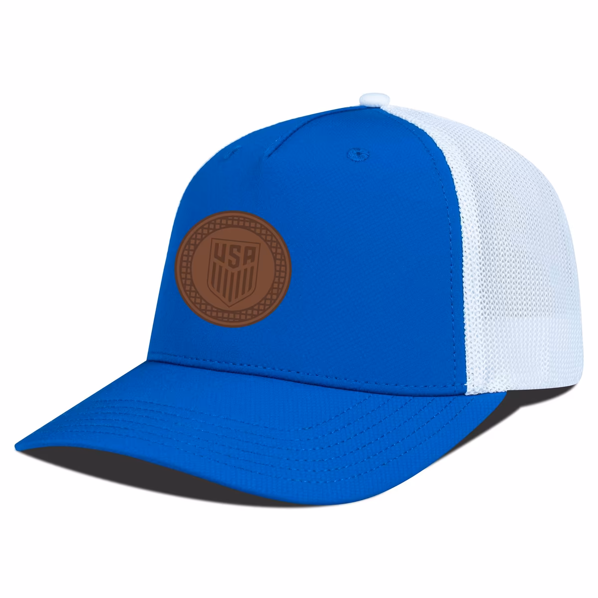 Men's Levelwear Royal/White USMNT Signal Periscope Adjustable Trucker Hat
