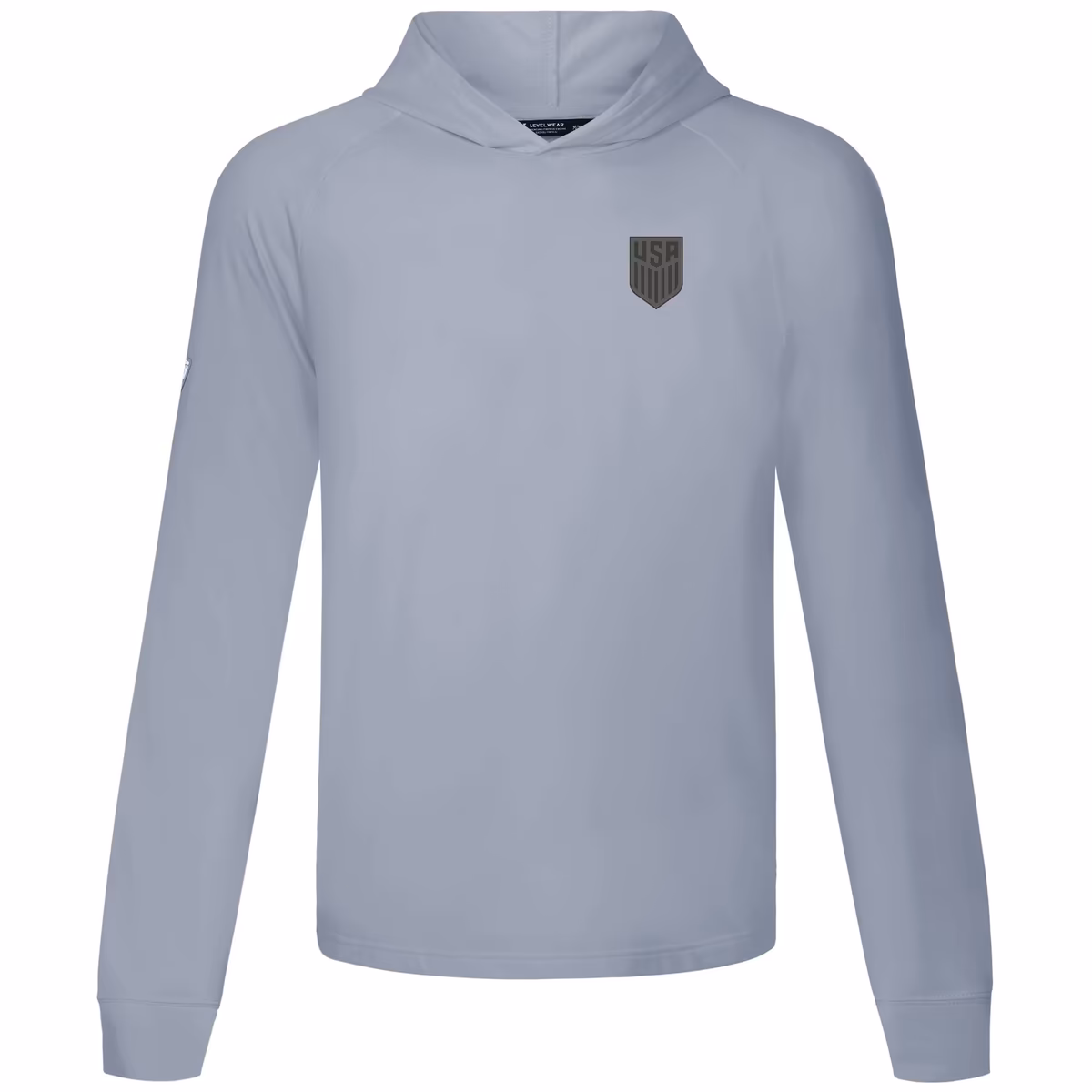 Men's Levelwear Gray USMNT Dimension Crest Hoodie