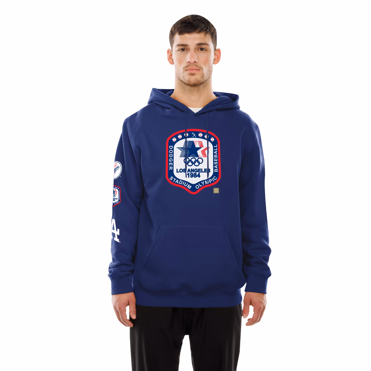 Men's New Era Royal Los Angeles Dodgers x The Heritage Collection LA84 Summer Olympics Hoodie 7 Men's New Era Royal Los Angeles Dodgers x The Heritage Collection LA84 Summer Olympics Hoodie