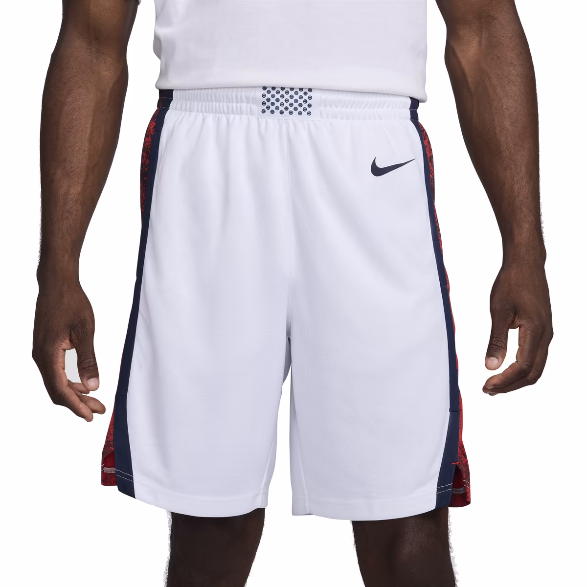 Men's Nike  White USA Basketball 2024 Summer Olympics Swingman Shorts