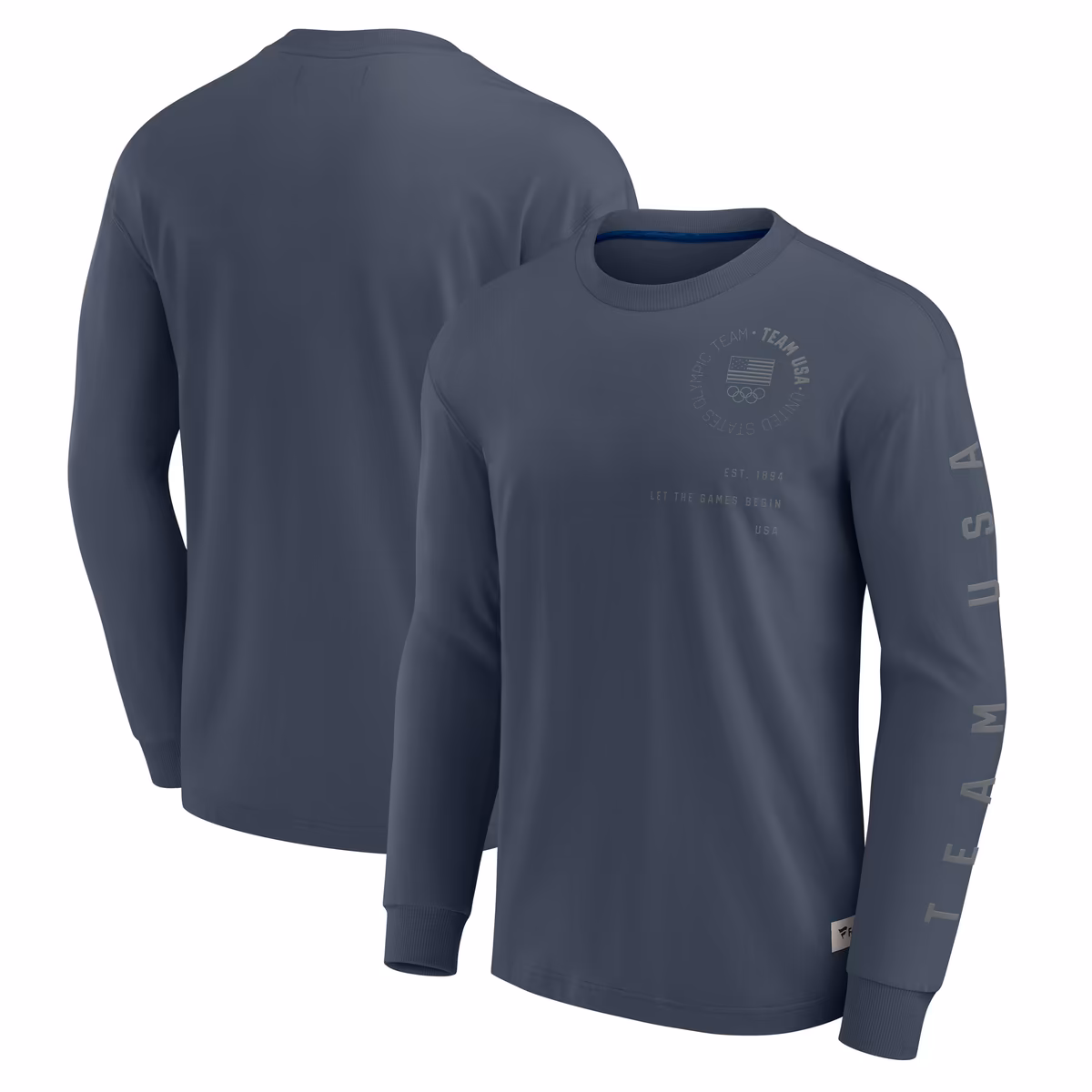 Men's Fanatics Navy Team USA Elements Long Sleeve T-Shirt 6 Men's Fanatics Navy Team USA Elements Long Sleeve T-Shirt