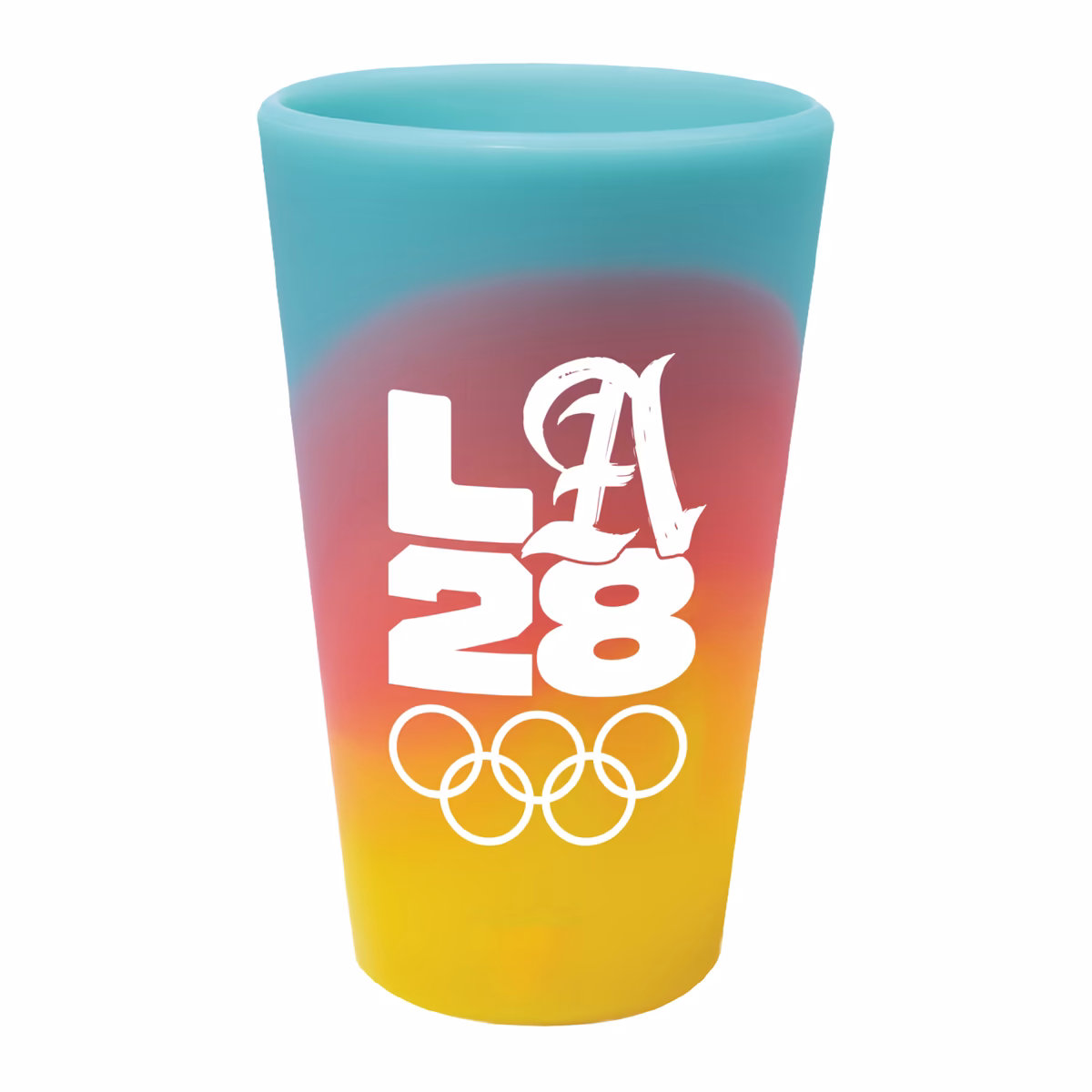 WinCraft  LA28 Summer Olympics 16oz. Silicone Pint Glass