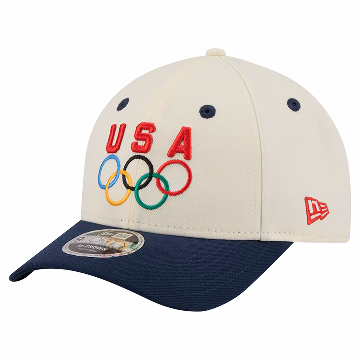 Men's New Era Cream/Navy Team USA 9FORTY M-Crown Adjustable Hat 1 Men's New Era Cream/Navy Team USA 9FORTY M-Crown Adjustable Hat