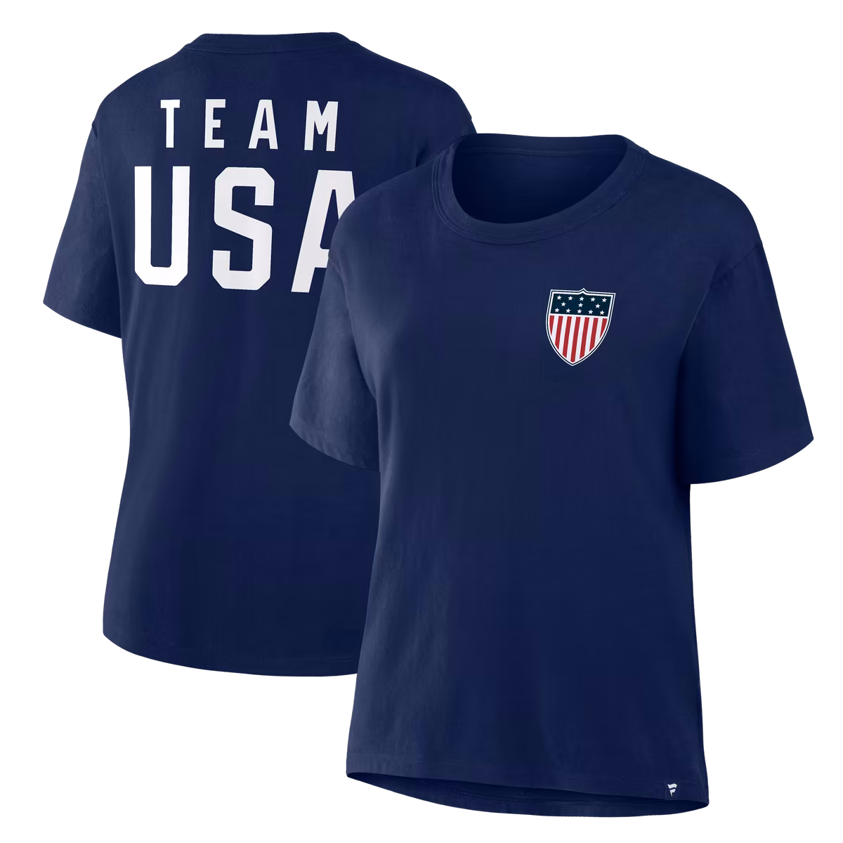 Women's Navy Team USA Duo Logo T-Shirt 7 Women's Navy Team USA Duo Logo T-Shirt