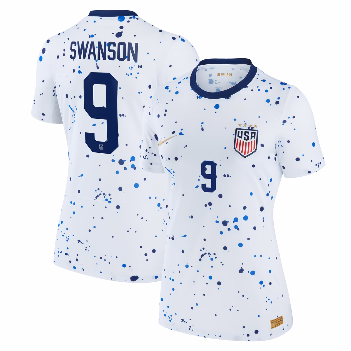 Women's Nike Mallory Swanson White USWNT 2023 Home Replica Jersey