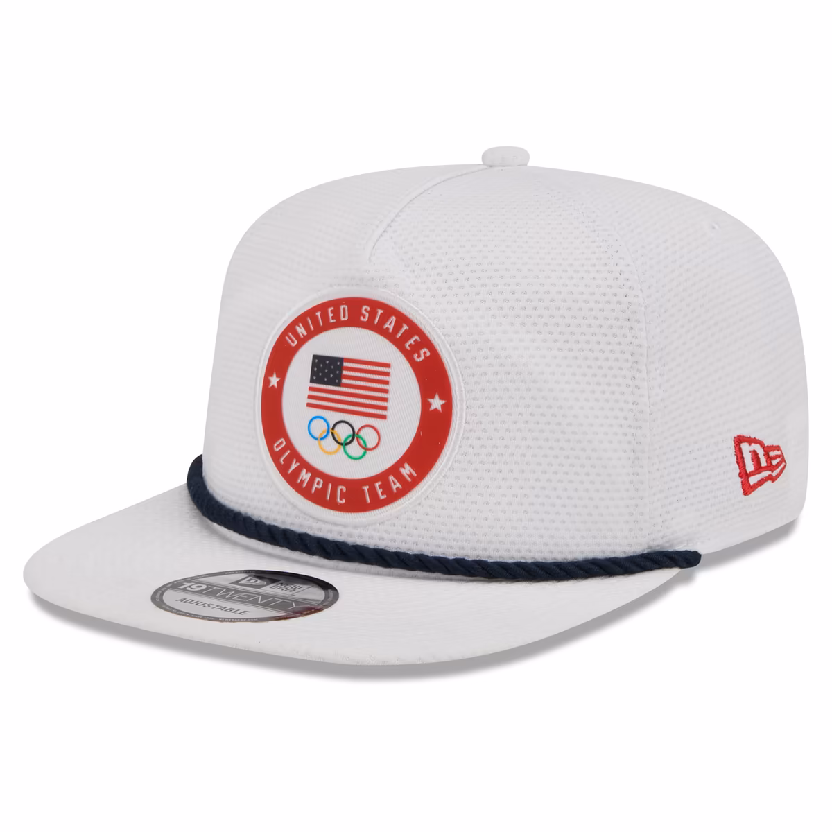 Men's New Era  White Team USA Core 19TWENTY Adjustable Hat