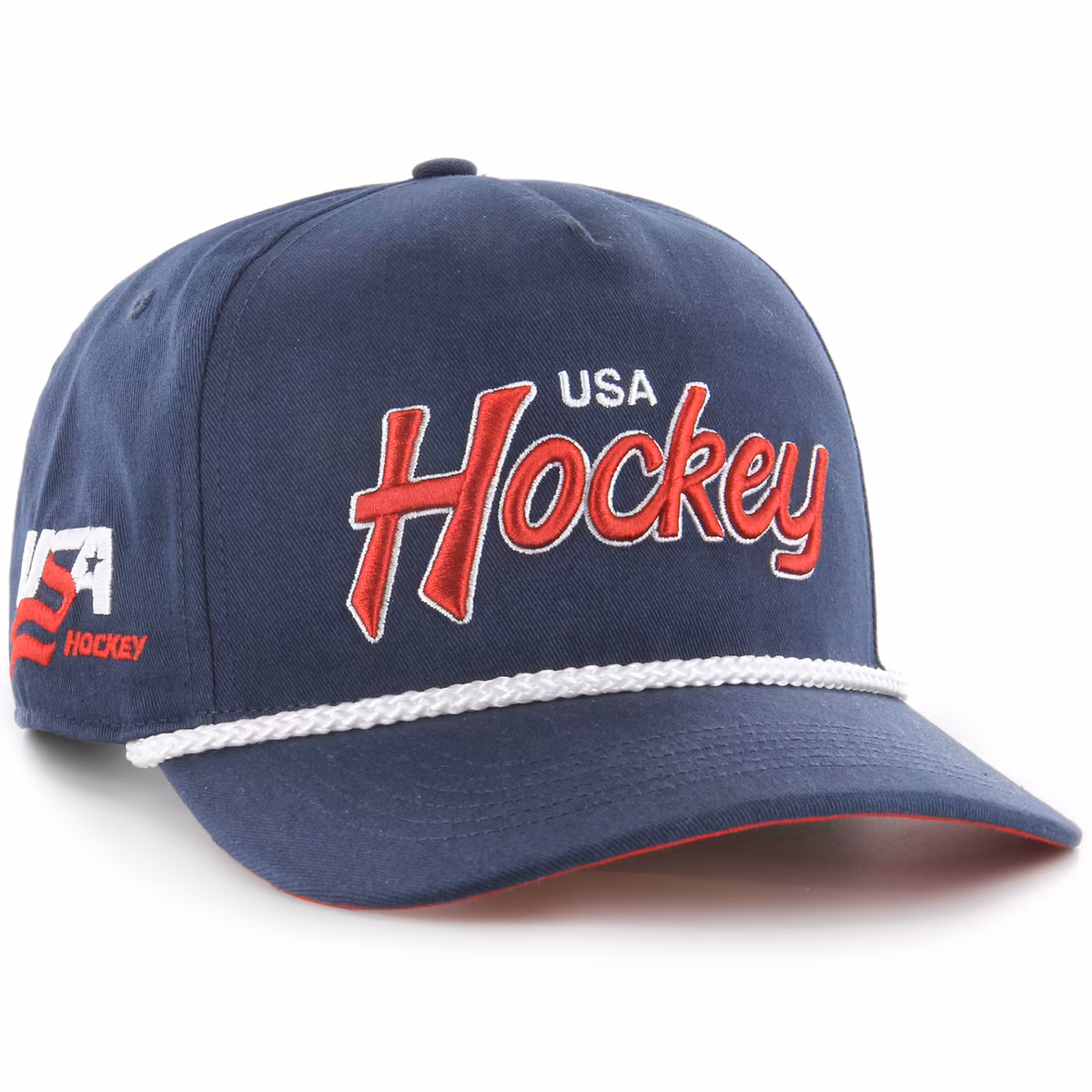 Men's '47 Navy USA Hockey  Crosstown Rope Hitch Adjustable Hat