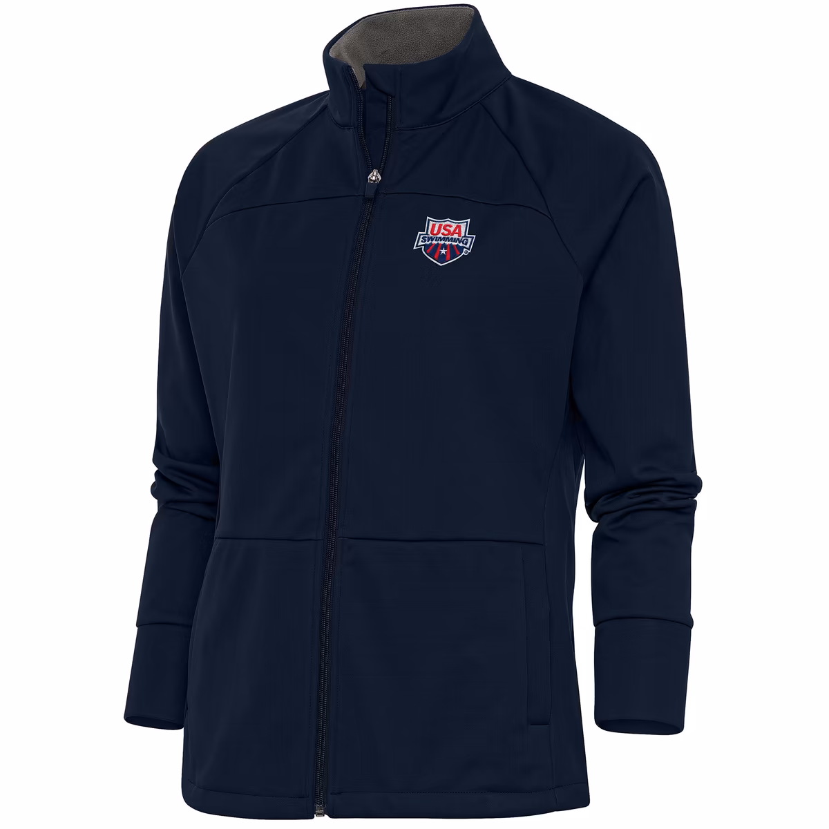 Women's Antigua  Navy USA Swimming Links Full-Zip Golf Jacket