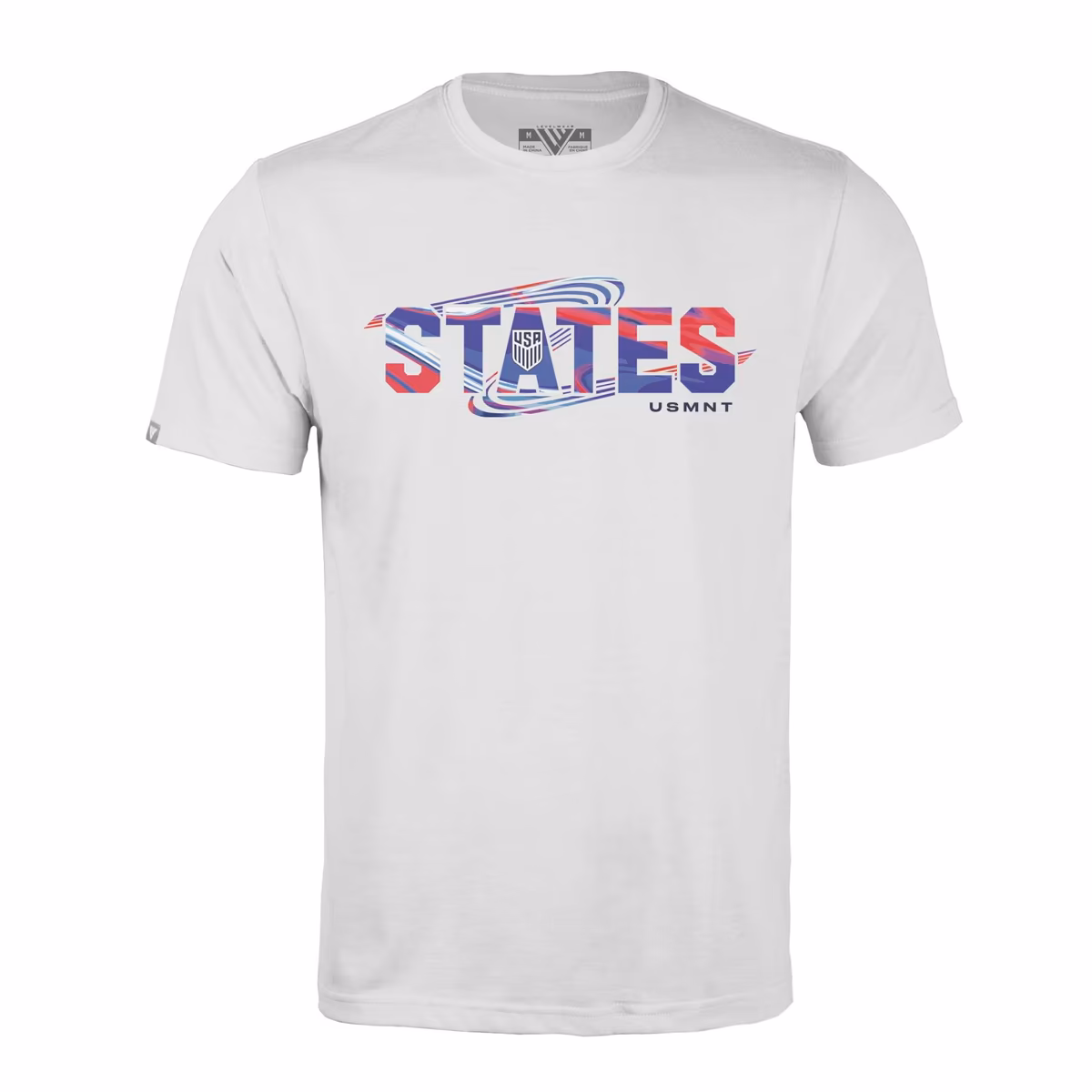 Men's Levelwear White USMNT Richmond Stateside T-Shirt