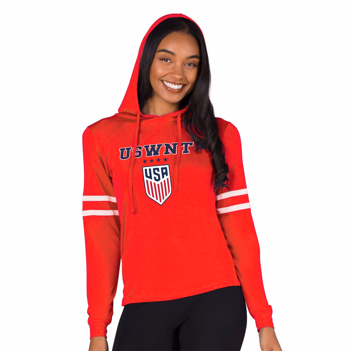 Women's Concepts Sport Red USWNT Marathon Hoodie Top