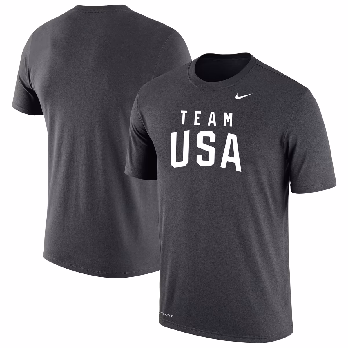 Men's Nike Anthracite Team USA Olympic Team Dri-FIT T-Shirt