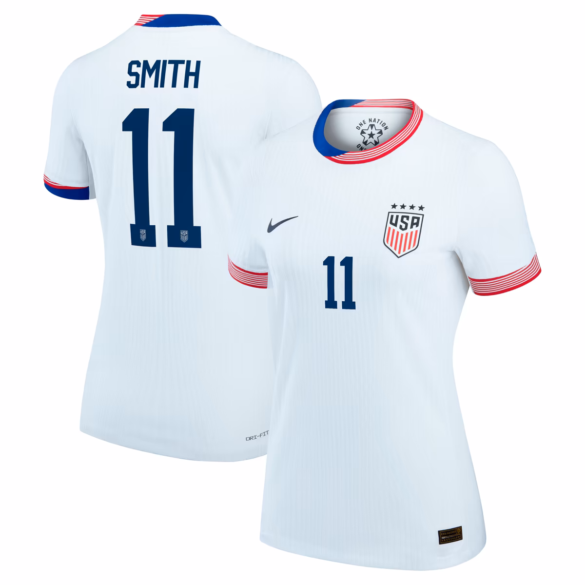Women's Nike Sophia Smith White USWNT 2024 Home Match Authentic Player Jersey