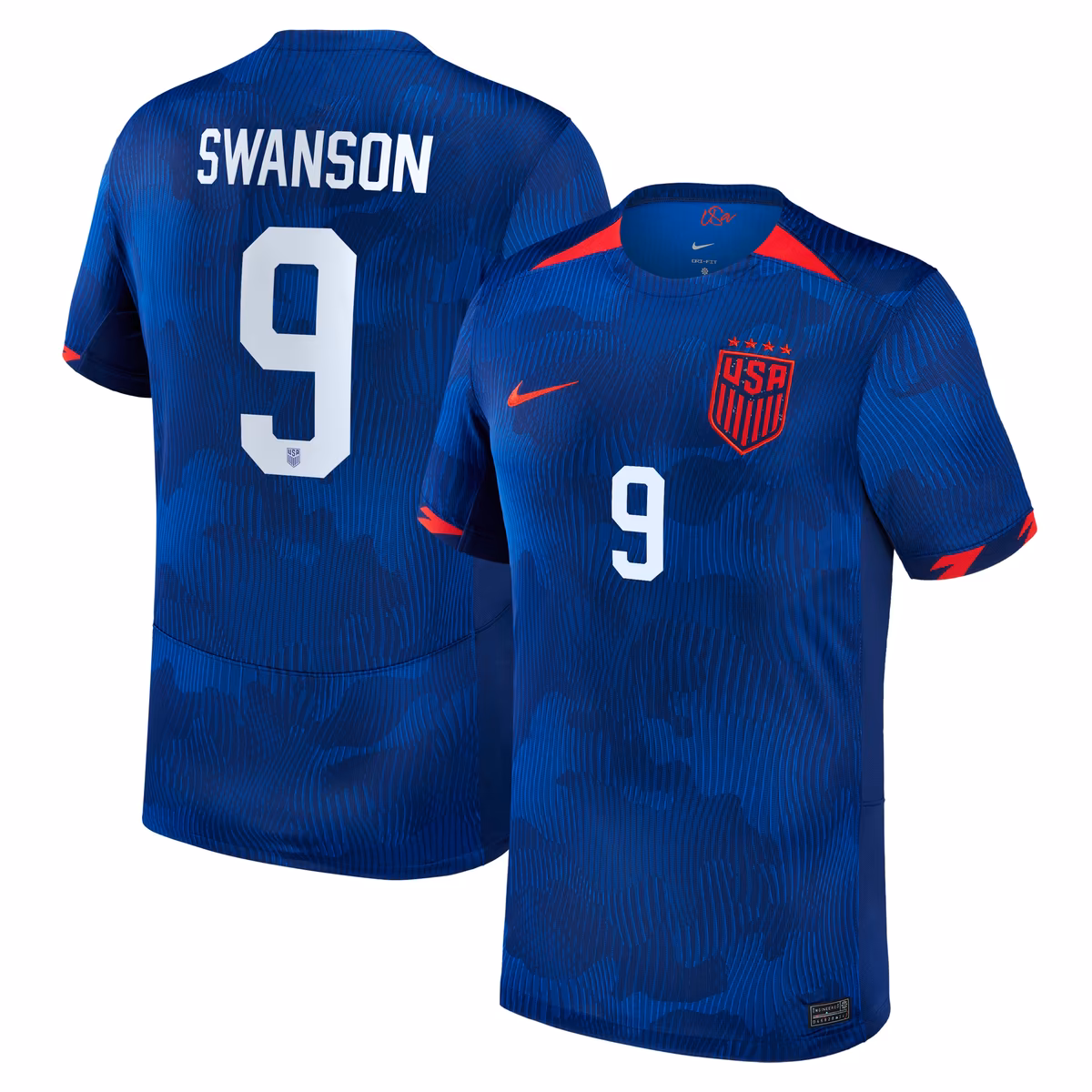 Men's Nike Mallory Swanson Royal USWNT 2023 Away Replica Jersey