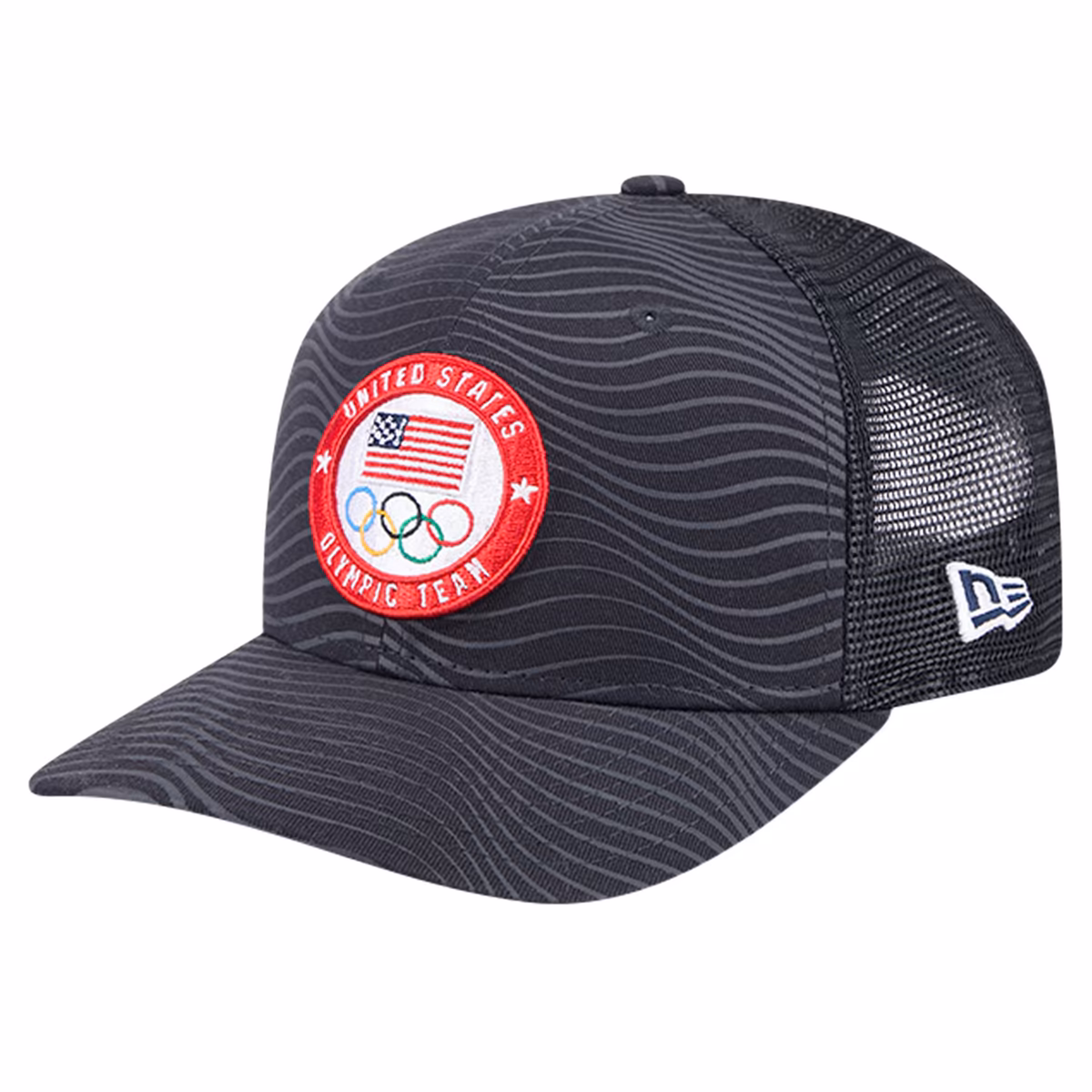 Men's New Era Navy Team USA Waves 9SEVENTY Stretch Snap Adjustable Hat