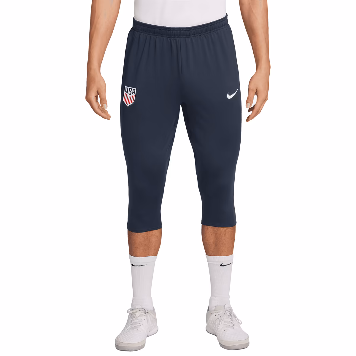 Men's Nike Navy USMNT 2024 Strike Performance 3/4 Pants