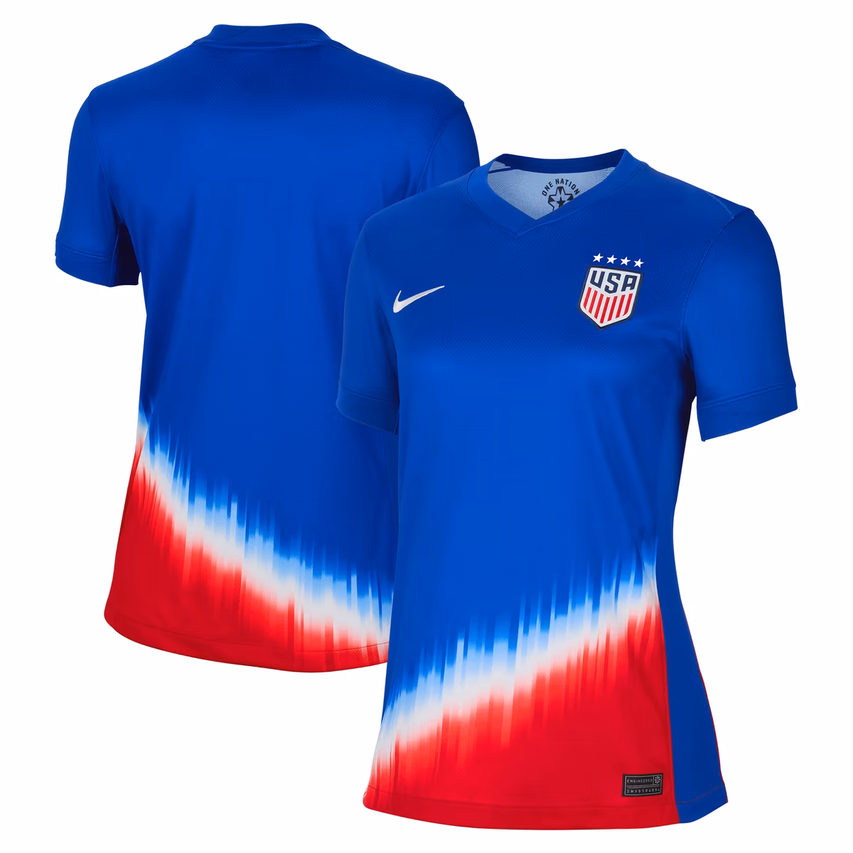 Women's Nike  Royal USWNT 2024 Away Stadium Replica Jersey
