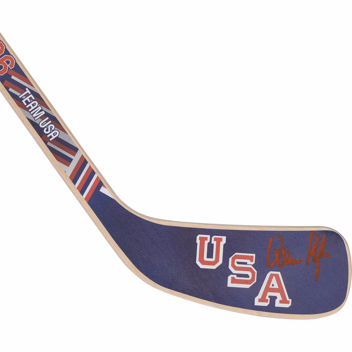 Quinn Hughes Team USA Autographed 2026 Winter Olympics Mini Wood Stick 3 Quinn Hughes Team USA Autographed 2026 Winter Olympics Mini Wood Stick