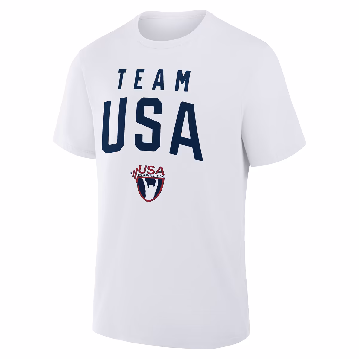 Men's White Team USA Summer Games Weightlifting T-Shirt 3 Men's White Team USA Summer Games Weightlifting T-Shirt