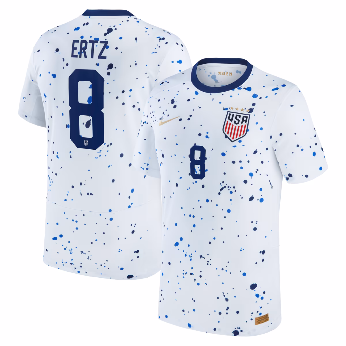 Men's Nike Julie Ertz White USWNT 2023 Home Replica Player Jersey